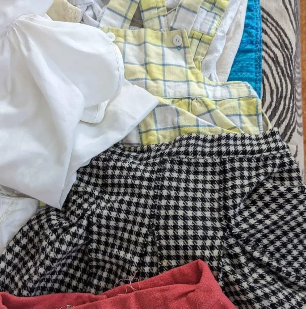 Antique Vintage baby/ toddler/kids clothes‎ and blankets